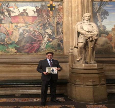 Sandeep Marwah Titled Global Cultural Minister in British Parliament