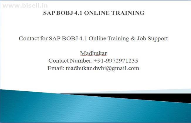 SAP BO 4.2 Training Videos - SAP BO Tutorial for Beginners