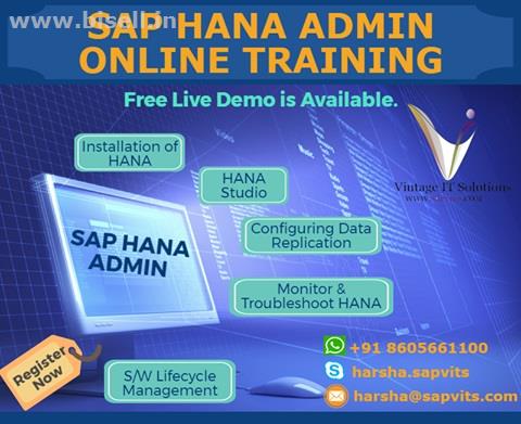 SAP HANA Administration  Online Training in Hyderabad.