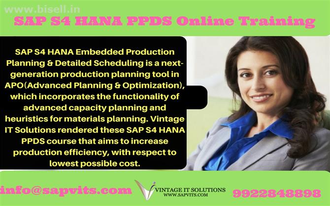 SAP S4 Hana PPDS Online training in Pune