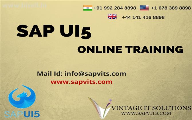 SAP UI5 Online Training, SAP UI5 Online Training in Hyderabad