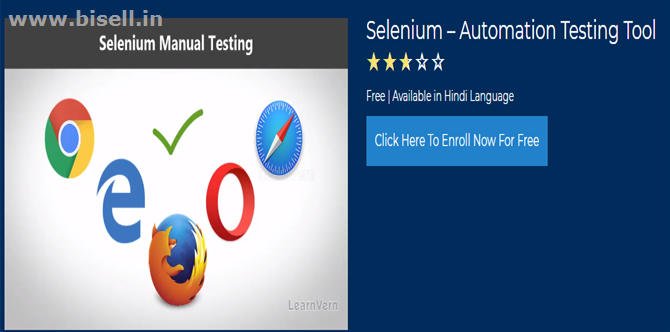 Selenium Tutorial Videos in Hindi For Free | LearnVern