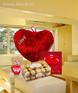 Send Valentine Gifts Roses And Chocolate to Agra City.