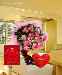 Send Valentine Gifts Roses And Chocolate to Visakhapatnam City.