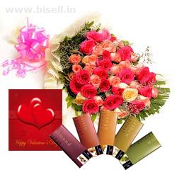 Send Valentines Day Gifts And Flower Chocolate Delivery to Agra