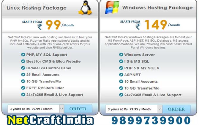 Shared web hosting Delhi