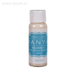 Shop GulabSilk rose & jasmine body lotion Tester Online - Vanya Herbal