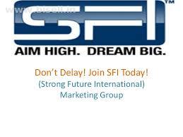 Sign up for top-rated Affiliate Program with SFI Marketing Group (SFI)