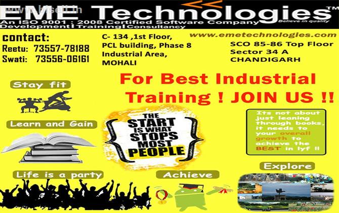 Six Month Industrial Training In Mohali