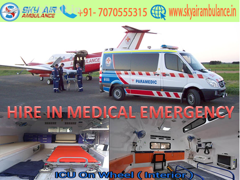 Sky Air Ambulance services from Bhubaneswar to Delhi is available for 24-hours