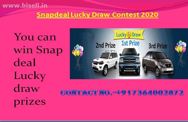 Snapdeal  Lucky Draw Winner List 2020