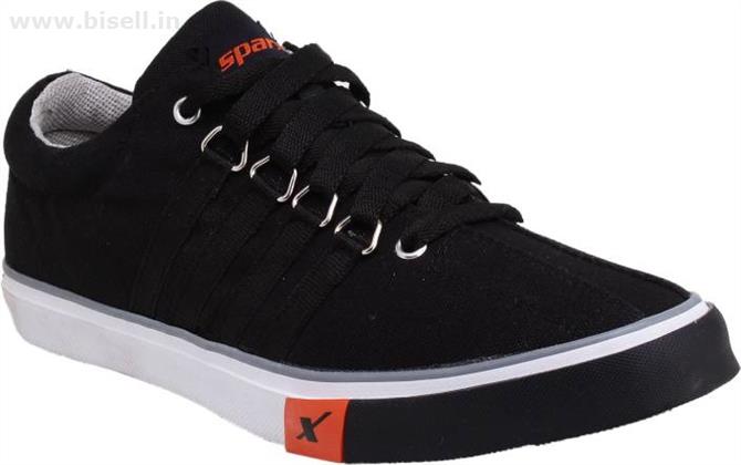 Sparx Sporty Canvas Shoes (Black)