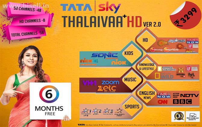 Tata Sky Dish New  Connection _9043743890 free subscription for 6-months