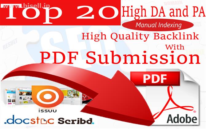 Top 1000 High Quality PDF Submission Sites List in  2020