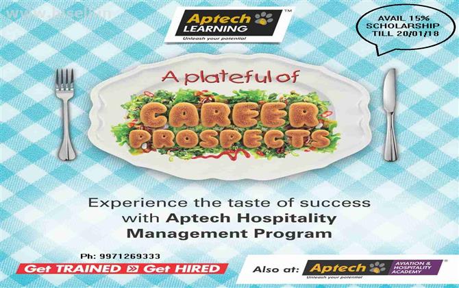 TOP JOB TRAINING FOR HOSPITALITY MANAGEMENT @ APTECH AVIATION NOIDA SECTOR-2