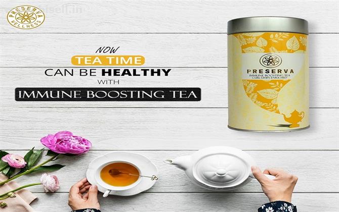 Turmeric Curcumin Tea For Immune Boosting | Preserva Wellness @8373994904