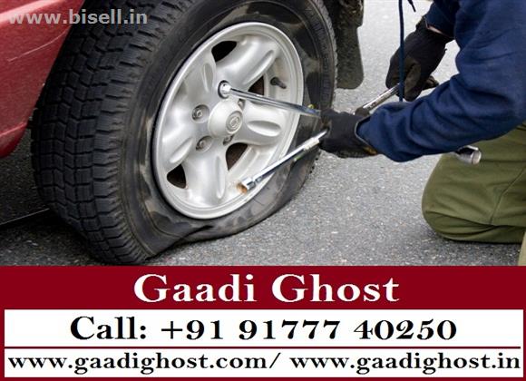 Tyre puncture repair at Home in Jubilee Hills,Banjara Hills