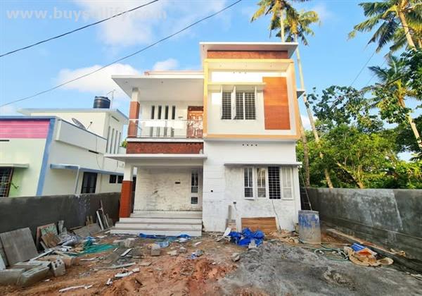 Under-Construction 3BHK House for Sale near Sainik School, Kazhakkoottam – 1300 sqft on 3.25 Cents