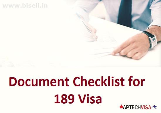 Visa 189 Visa Documents Requirements