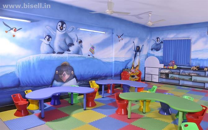 wall painting designs for play school