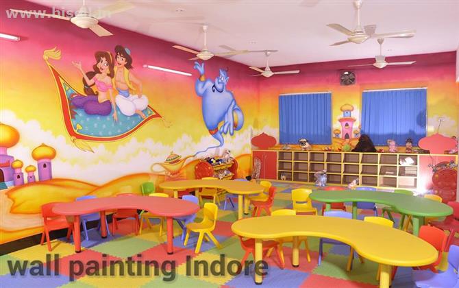 wall painting for play school jaipur