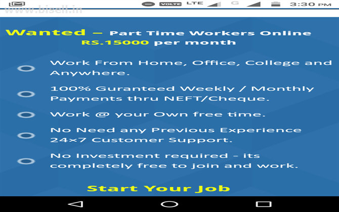 We are Hiring - Earn Rs.15000 - Per month - Simple Copy Paste Jobs