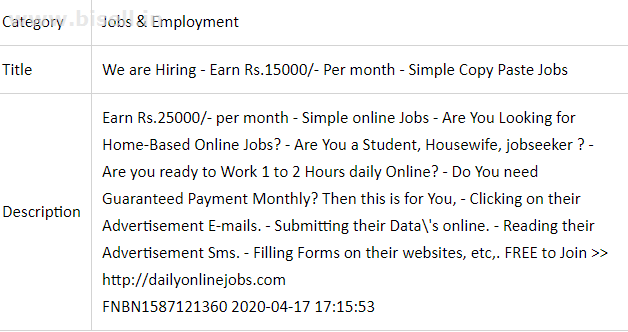 We are Hiring - Earn Rs.15000 - Per month - Simple Copy Paste Jobs