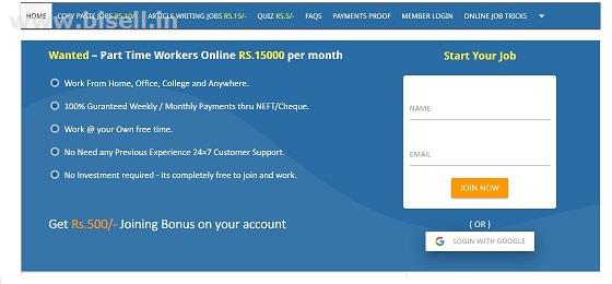 We are Hiring - Earn Rs.15000 - Per month - Simple Copy Paste Jobs