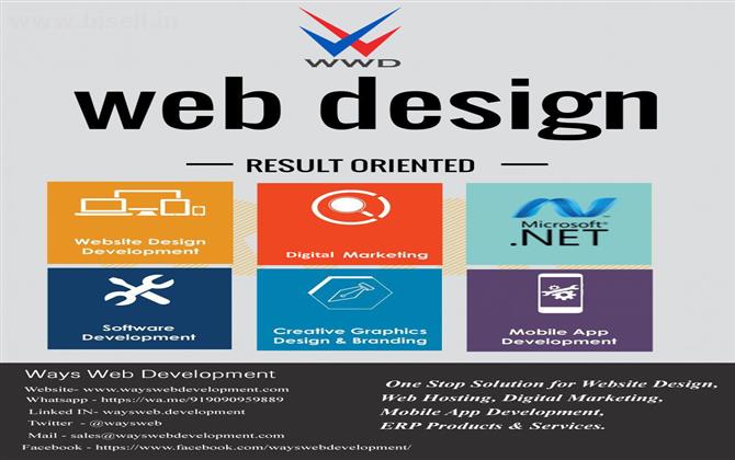 Web design, Web developer and App design – Ways Web Development (One Stop Solution)