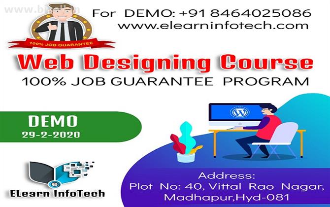 Web Designing Training in Madhapur, Hyderabad