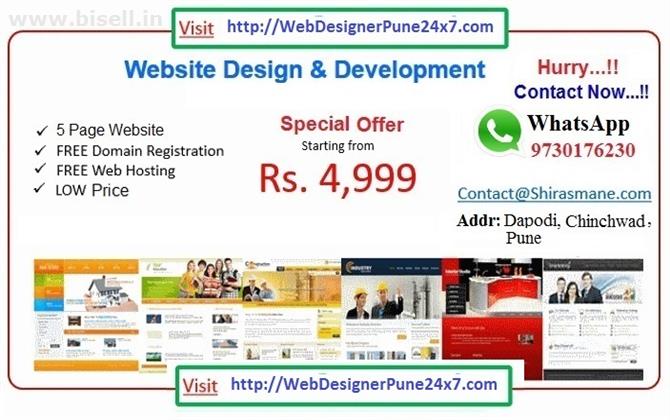 website design pune at cheapest price Rs.4999 -