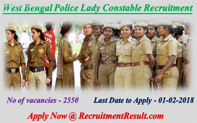 West Bengal Police Lady Constable Recruitment