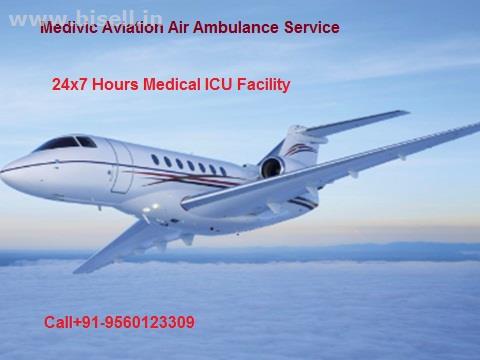 With High-Quality Medical Team Air Ambulance from Bhopal to Delhi by Medivic Aviation