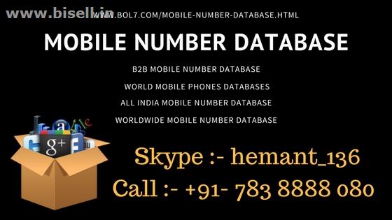 World Wide Mobile Number Database