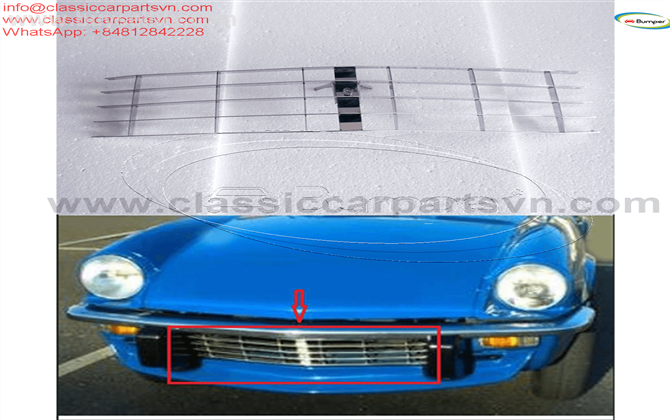 Triumph Spitfire MK4, MK3 GT6, 1500 radiator grille